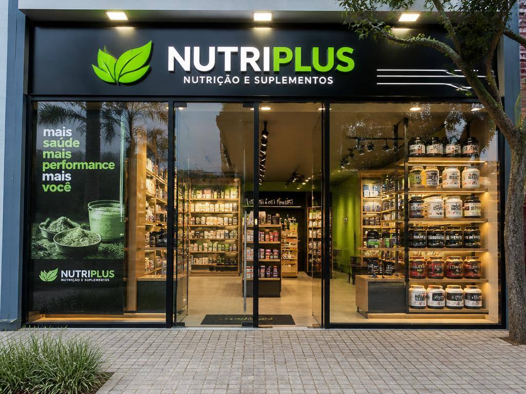 Fachada da Pro Nutri — exemplo 1: Frontal e centralizada